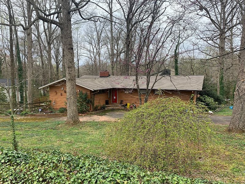 Front of house, Circular drive, with your parking in front of gate area on left.
