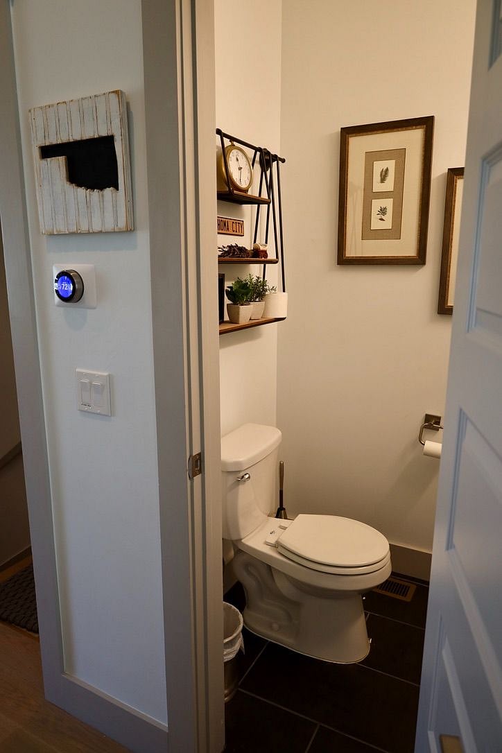 Half bath on the main floor.