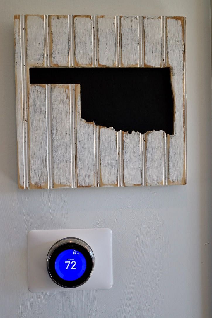 Smart thermostat by Nest.