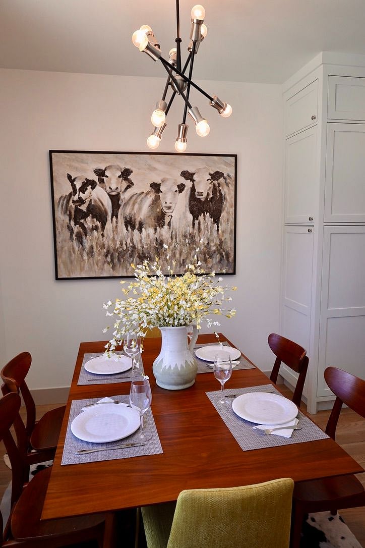 Main floor dining area.