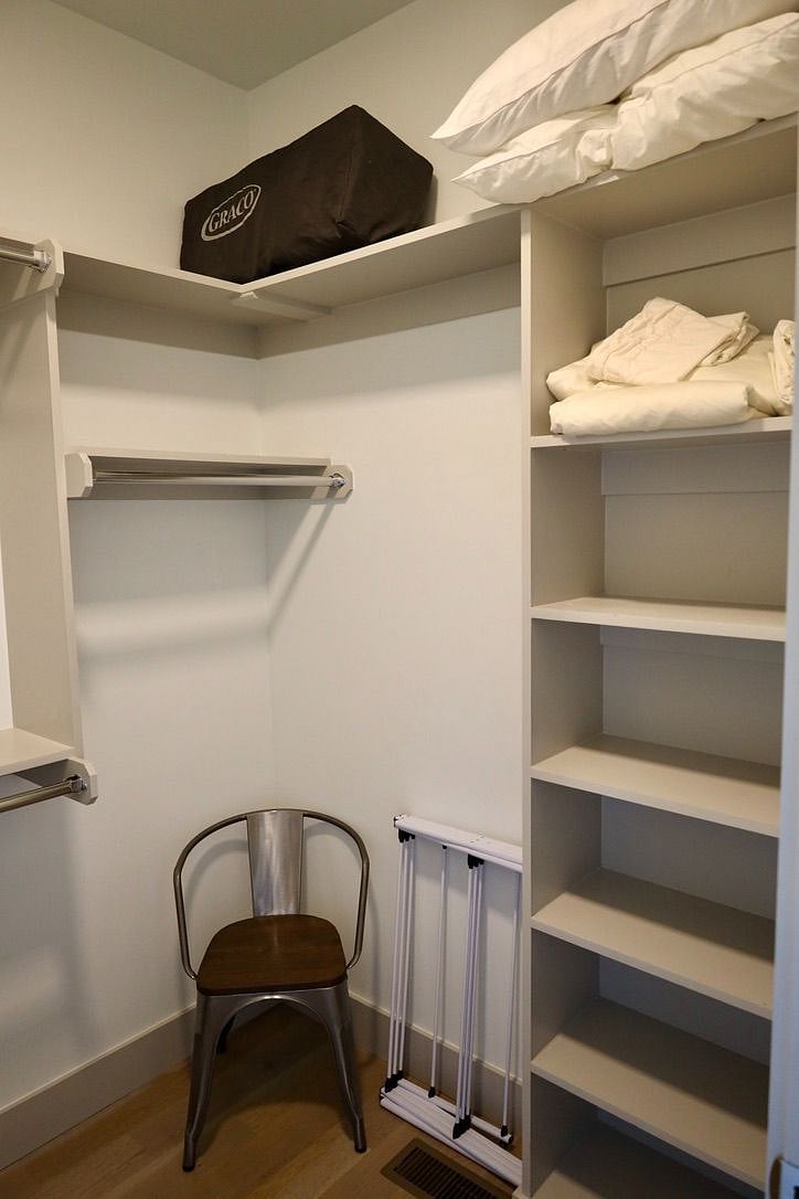 Bedroom 1 walk-in closet.