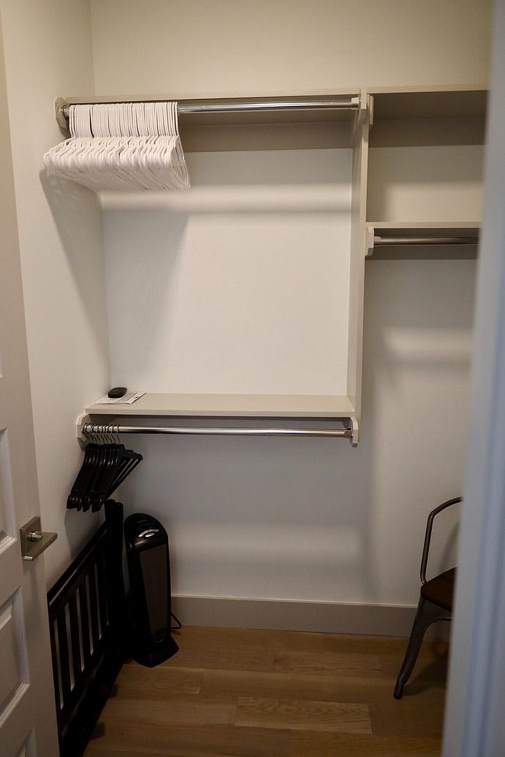 Bedroom 1 walk-in closet.