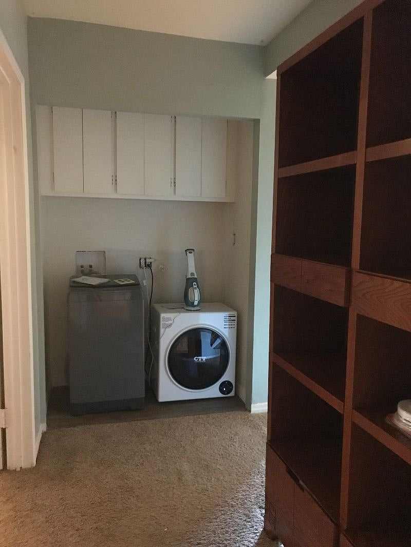in apartment laundry