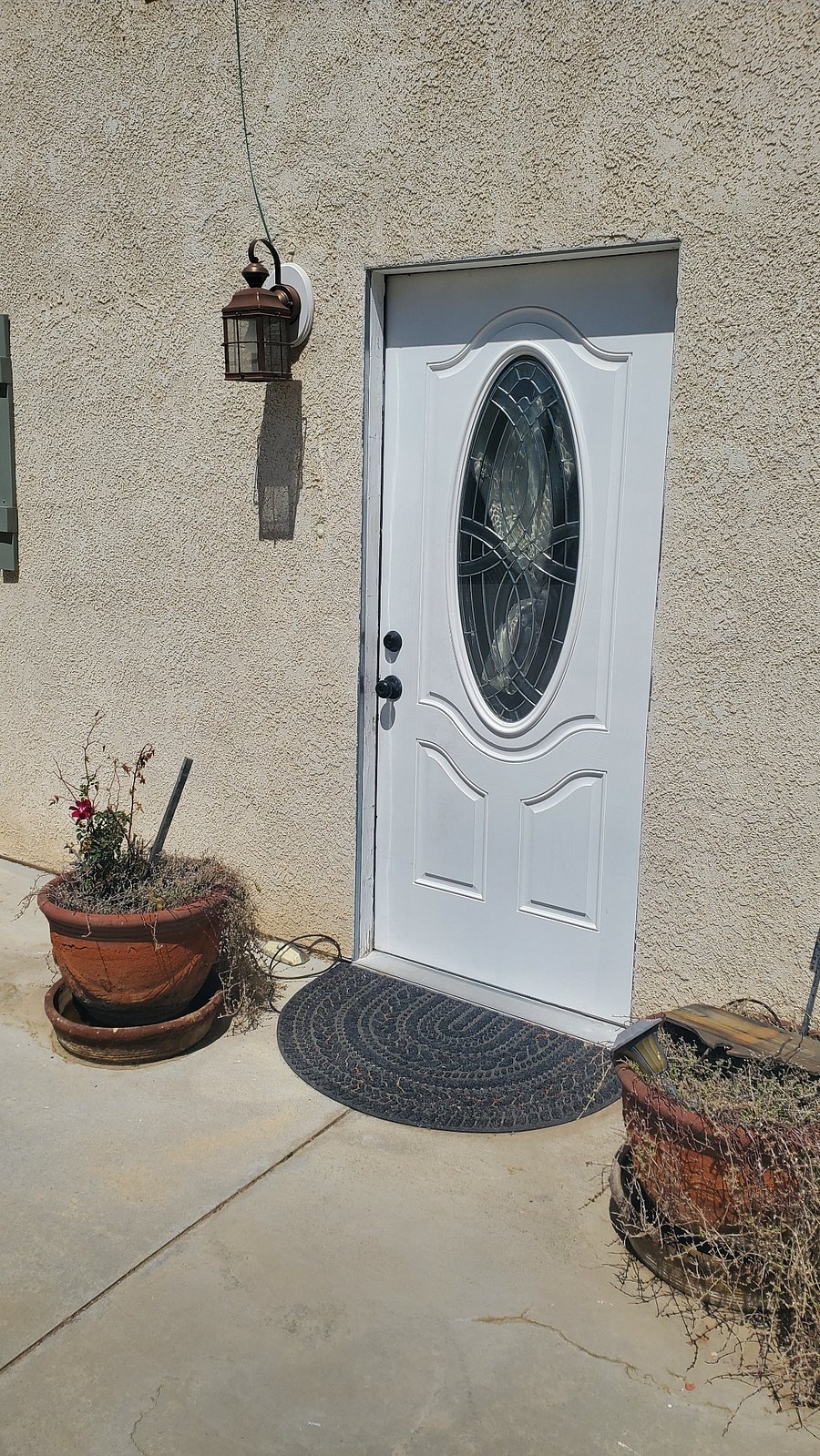 Front door entrance from driveway 