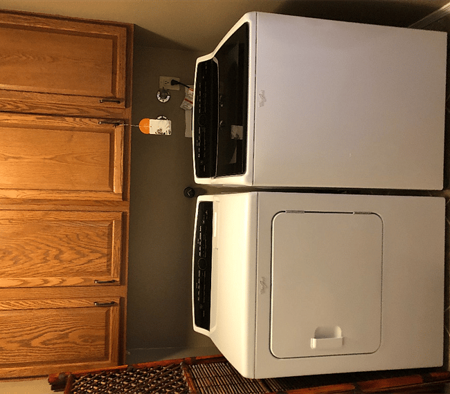 Large capacity washer and dryer 