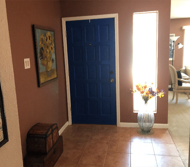 Another view of the entry. Guest bedroom and bathroom are now to the left 