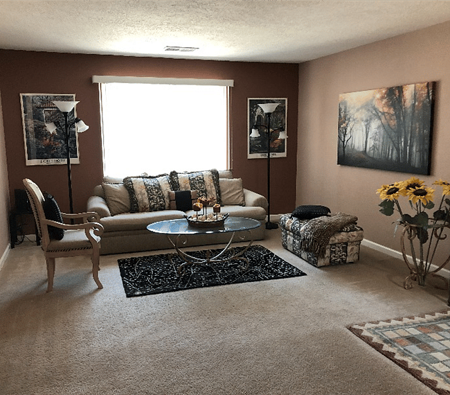Front room for reading and relaxing.