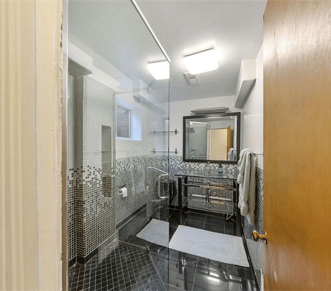Updated PRIVATE bathroom with large shower, toilet, sink. Not shared.