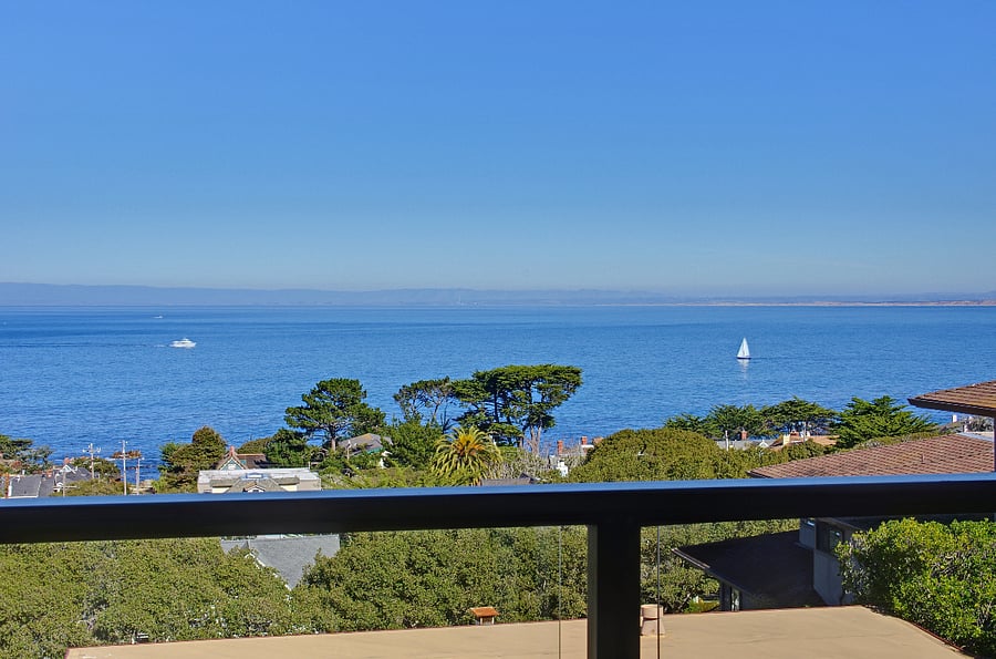 View from private balcony