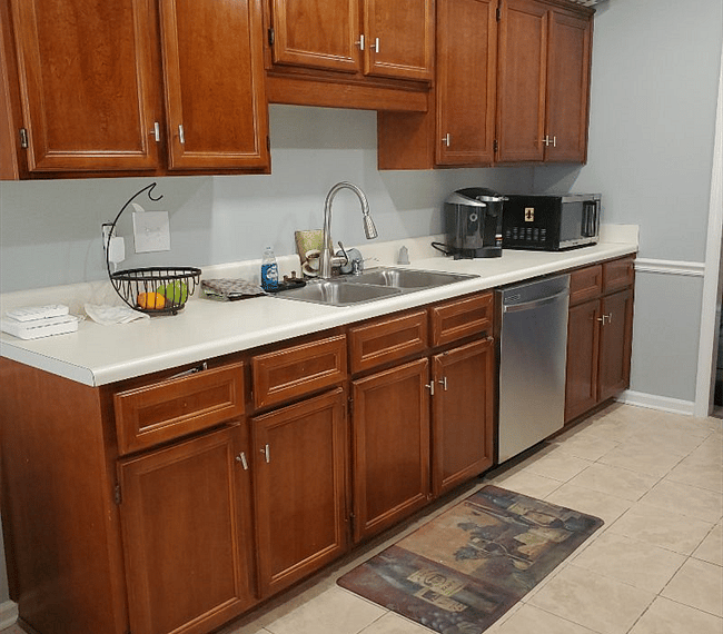 New stainless Gas range, dishwasher, refrigerator. New garbage disposal, Keurig coffee maker.
