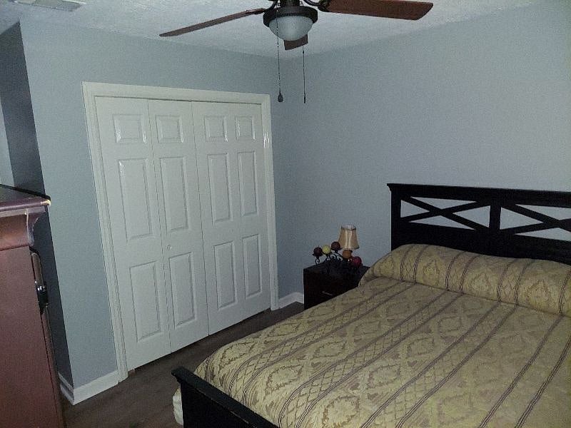 Bed room # 3
Key entry room, Full Bed, full closet, Night stand, Smart TV, room #3 rents for $850 monthly. 
