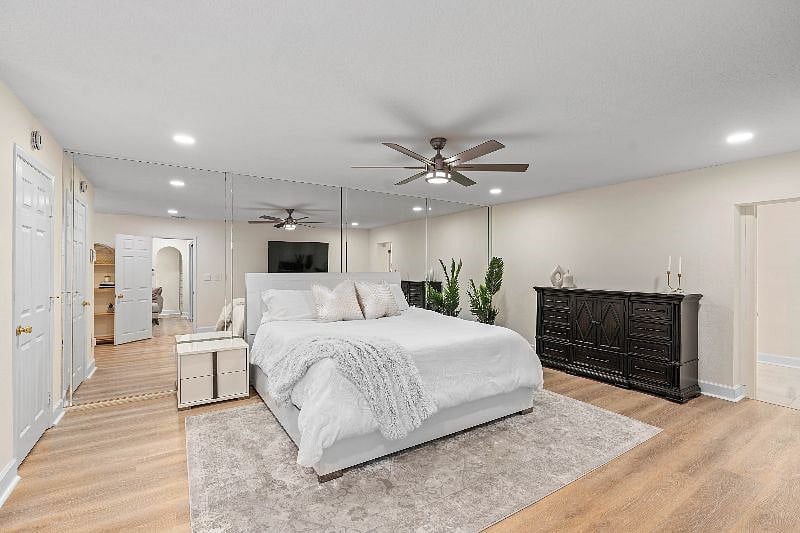 Huge master bedroom.