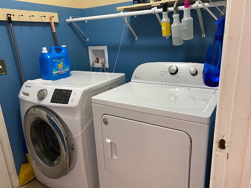 Washer and dryer