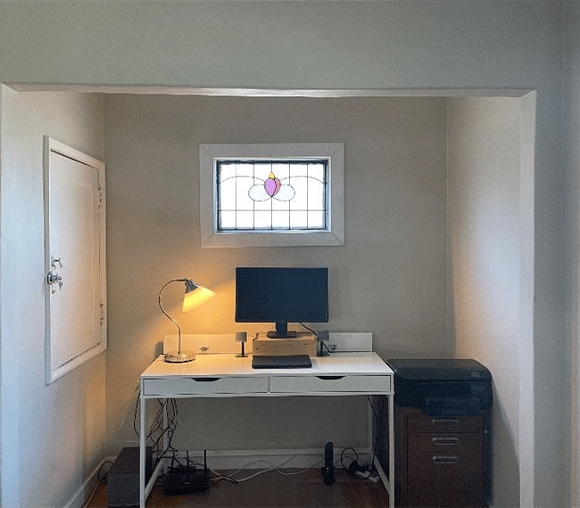 Nook with desk