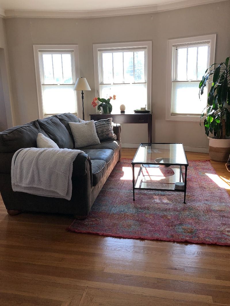 Bright and sunny living room.