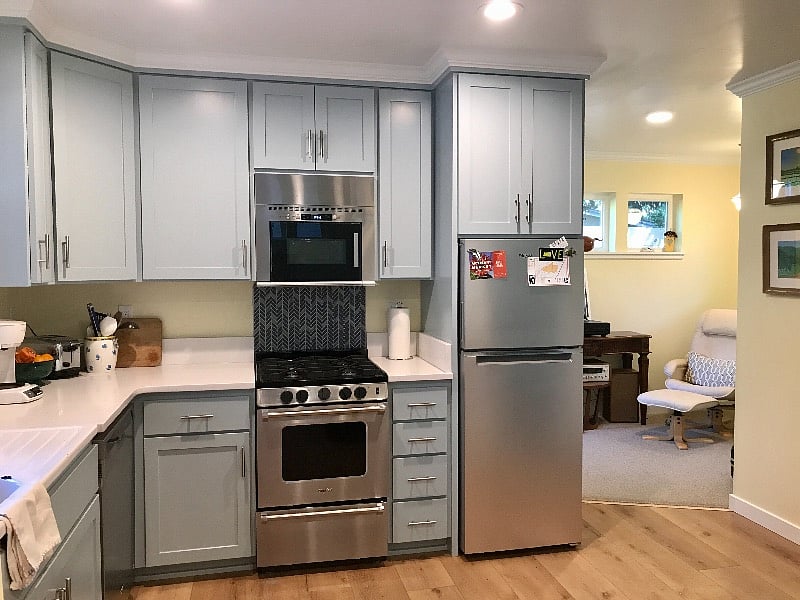 new kitchen appliances with small refrigerator