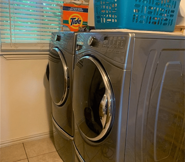 Washer and dryer
