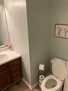 Downstairs half bath