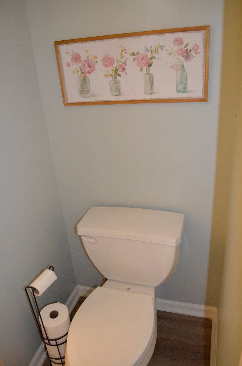 Downstairs half bath