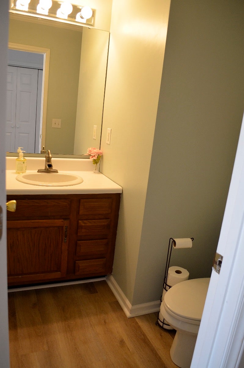 Downstairs half bath