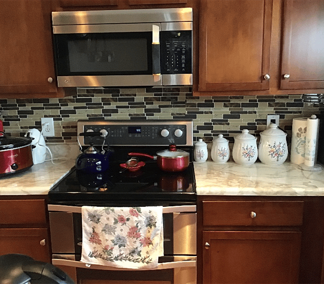 fully appointed kitchen