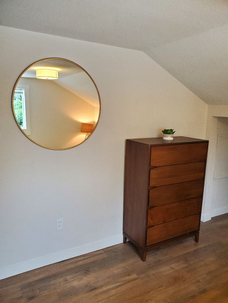 Plenty of room in the dresser and closet to unpack