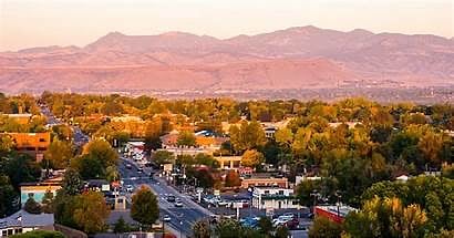 West view of Wheat Ridge. Elevation 5,459 feet above sea level.