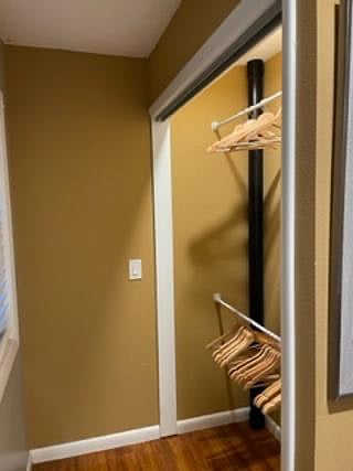 Walk-in closet.
