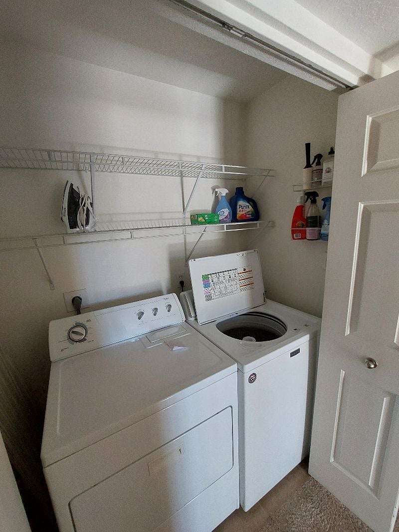 In unit washer/dryer