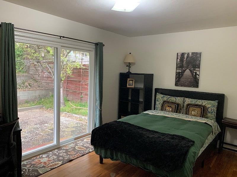 Second Bedroom with access to backyard
