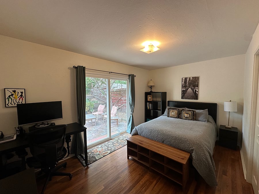 Second Bedroom with access to backyard