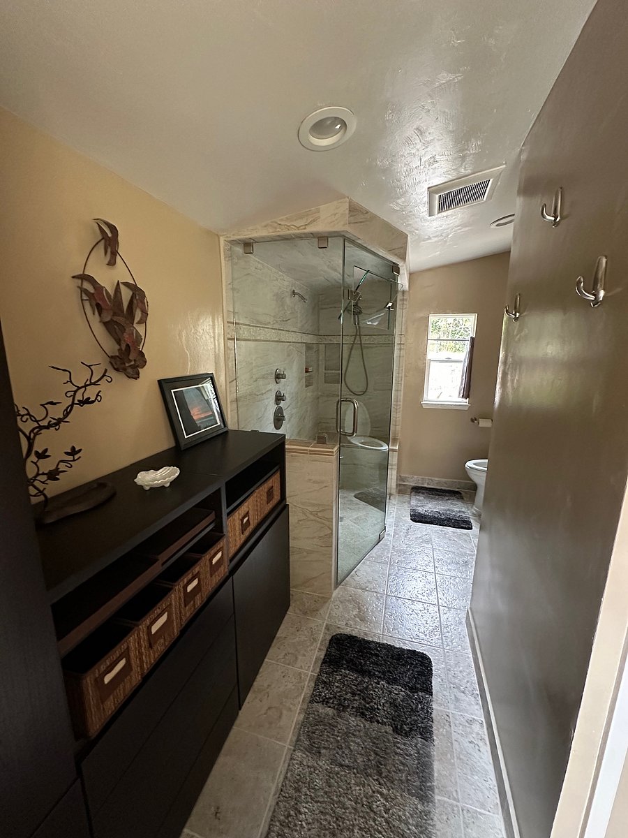 Master Bath with walk in shower