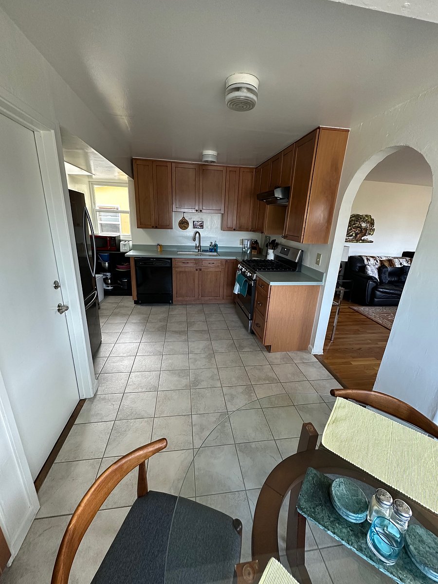 Kitchen and Dining Room just off Living Room