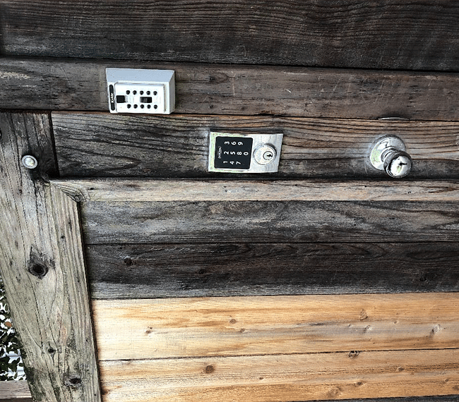 private entry key pad lock