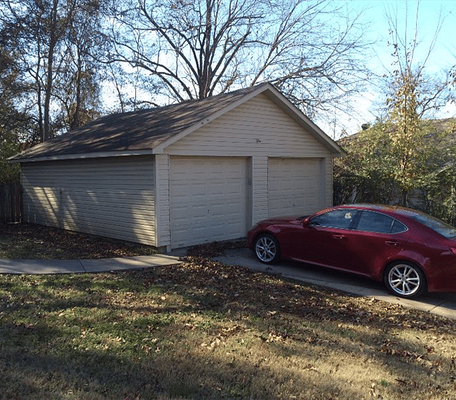 off street parking and garage
