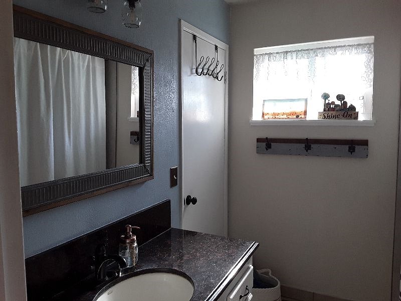 Newly remodeled bathroom.