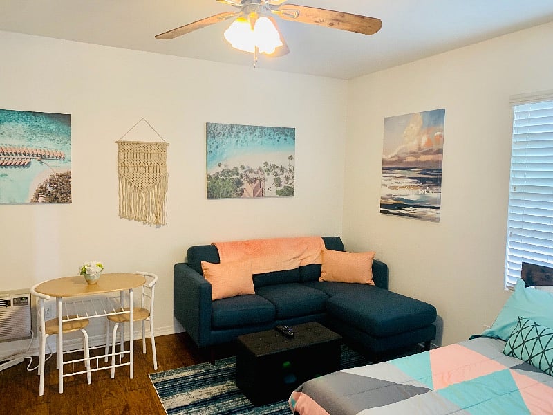 Comfortable sitting area