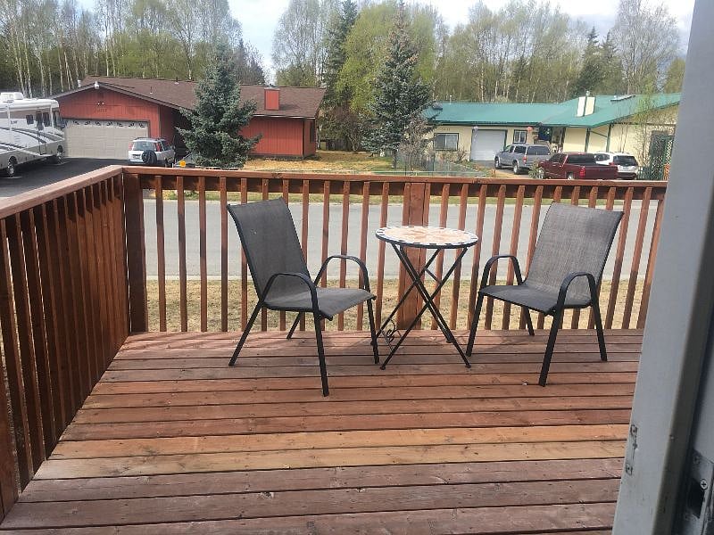 Shared deck, one of two