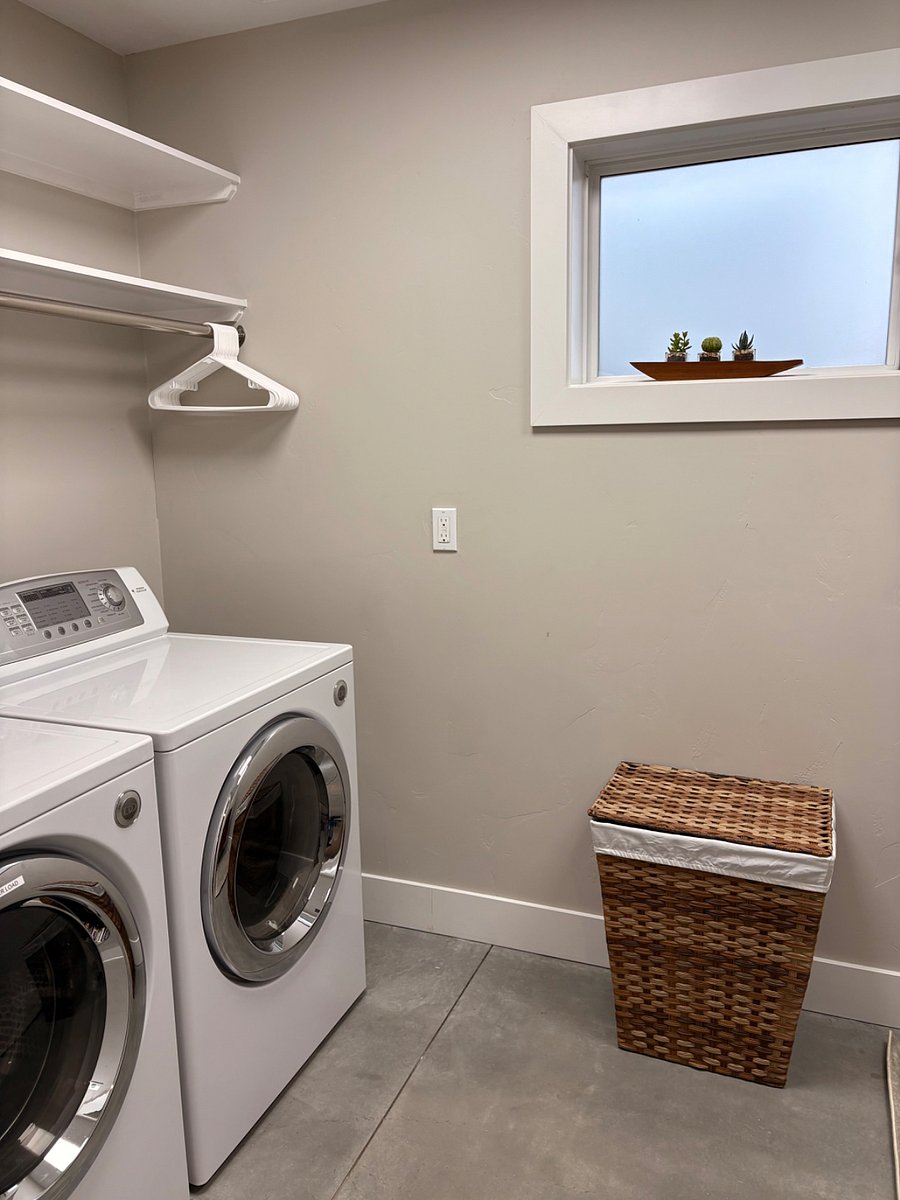 Laundry room.