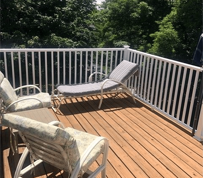 Sunny deck
