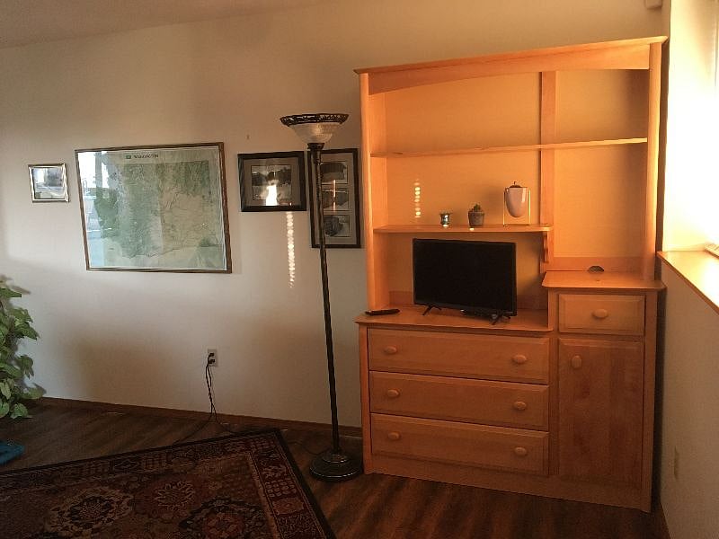 Livingroom hutch and portable TV