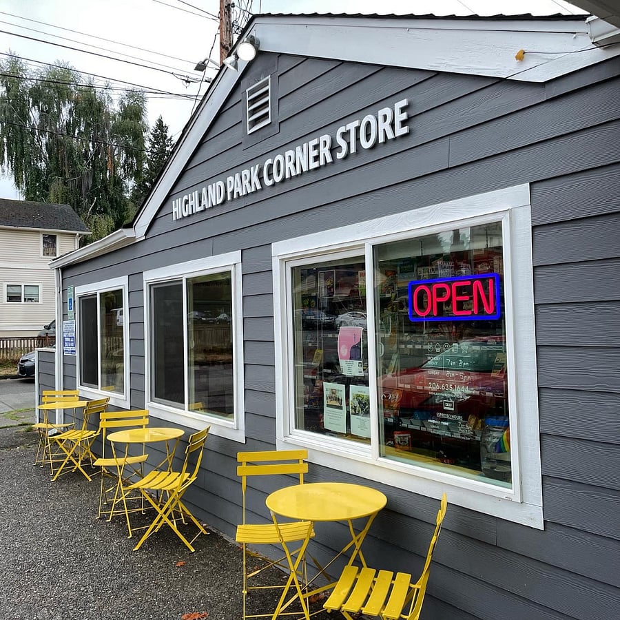 Corner Store blocks from home.