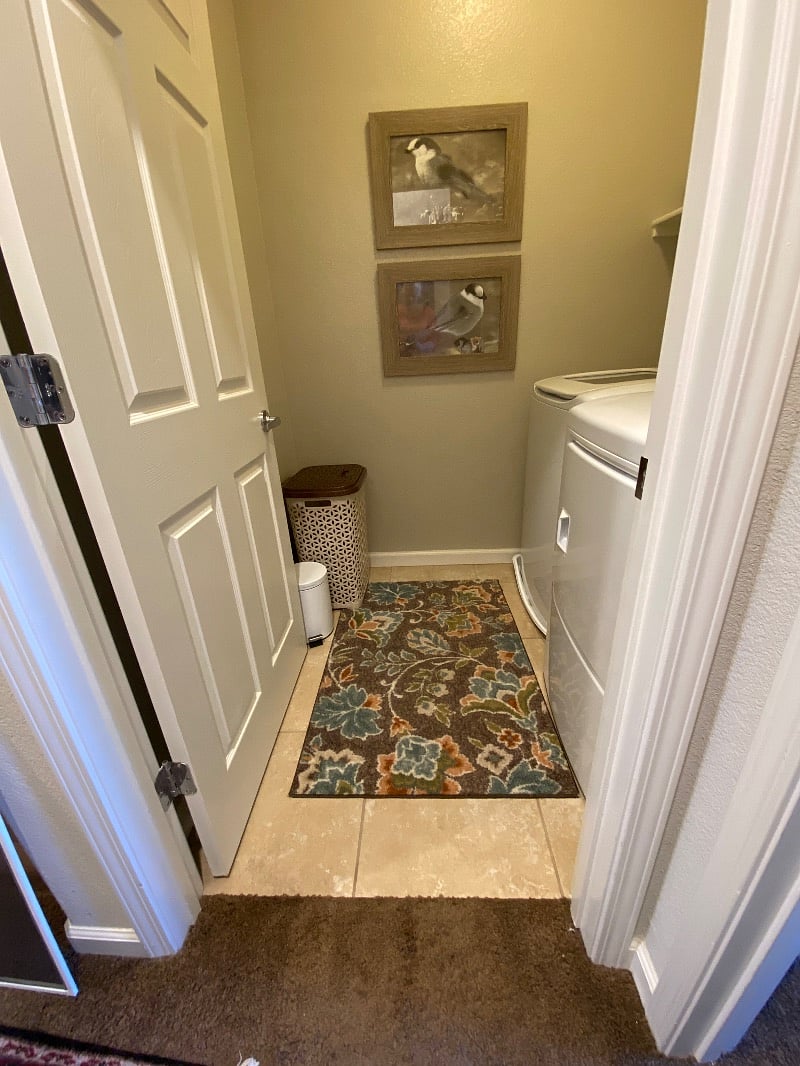 Laundry room on the same floor as your bedroom!