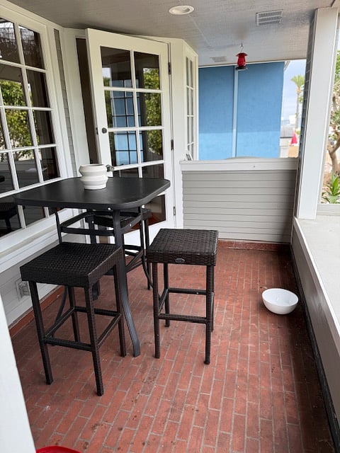First floor balcony