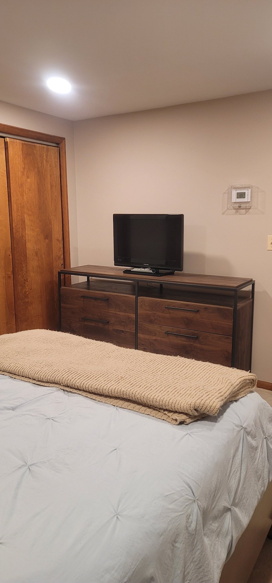 Bedroom with TV