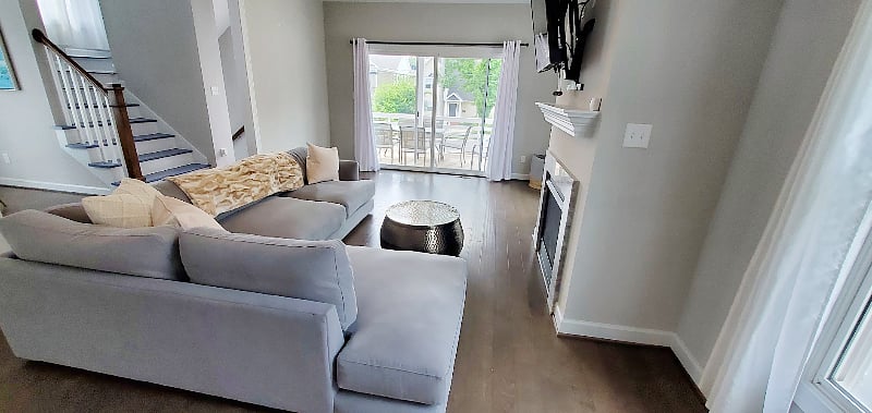Living Room to Deck View