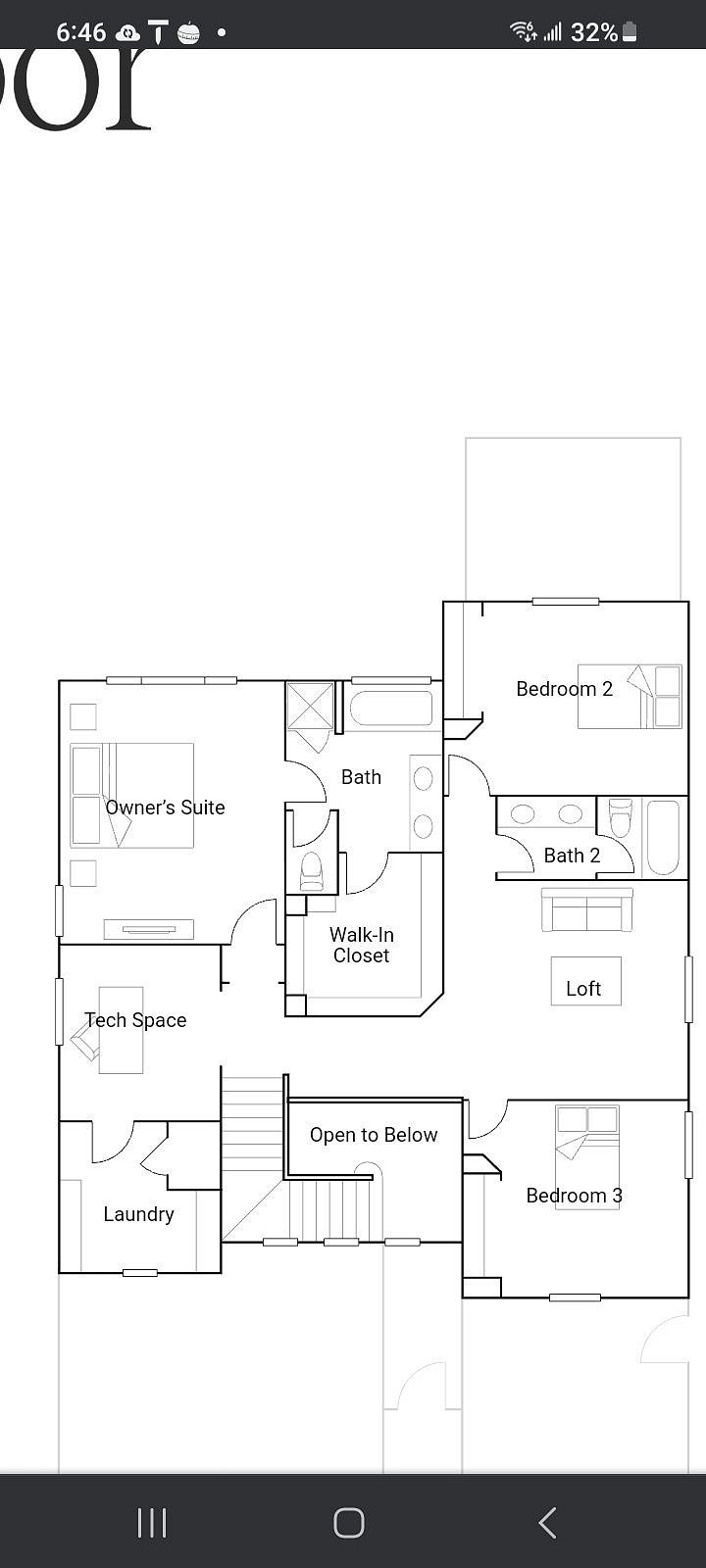 Sunrise queen suite is labeled here as bedroom #2