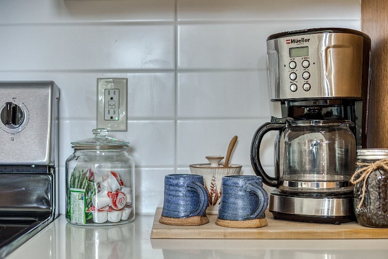 Coffee maker. We also have a Keurig Coffee maker too. (not pictured).