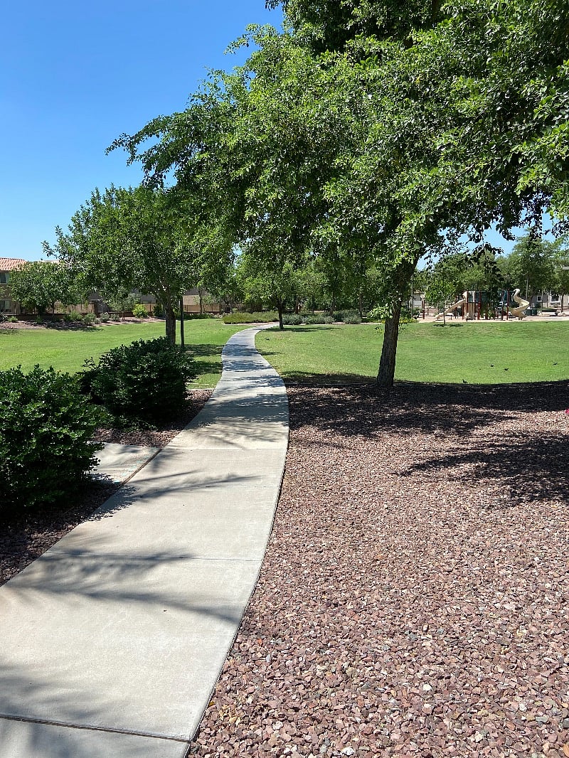 Jogging/bike path.