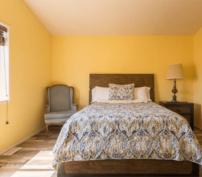 main bedroom with en suite bathroom and huge walk-in closet. 